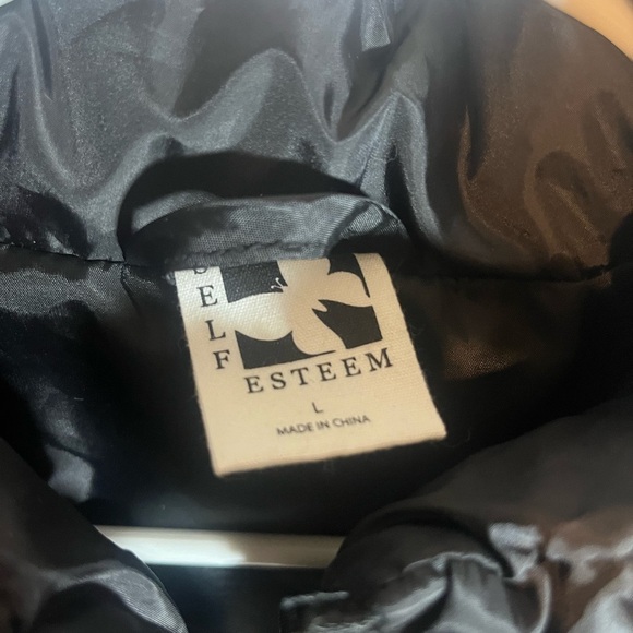 Self Esteem Shiny Black Vest - Picture 2 of 5